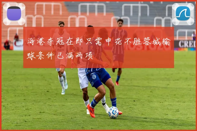 海港夺冠在即只需申花不胜蓉城输球条件已满两项